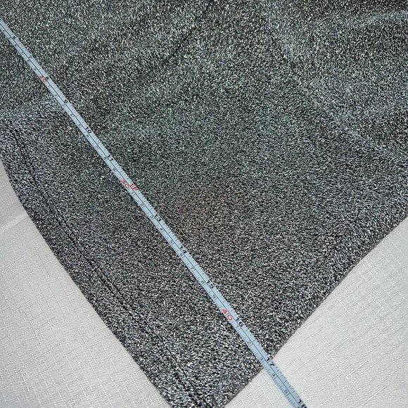 H&M Jersey Top Knot Detail Silver Long Sleeve Flash Reflective - See Video! NWT - Picture 10 of 10